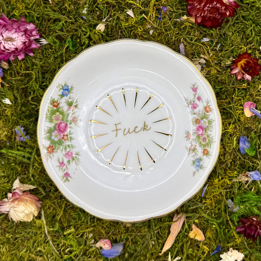 'Fuck' Starburst (profanity plate series)