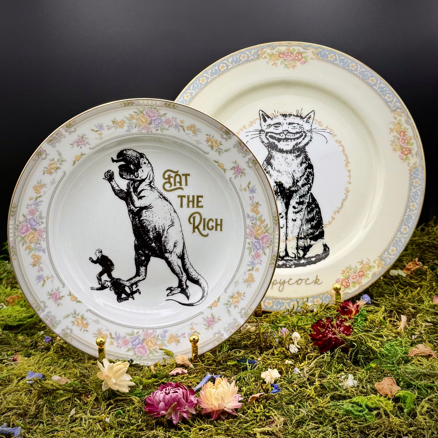 'Dino Eats CEOs,' (8.5 in plate)