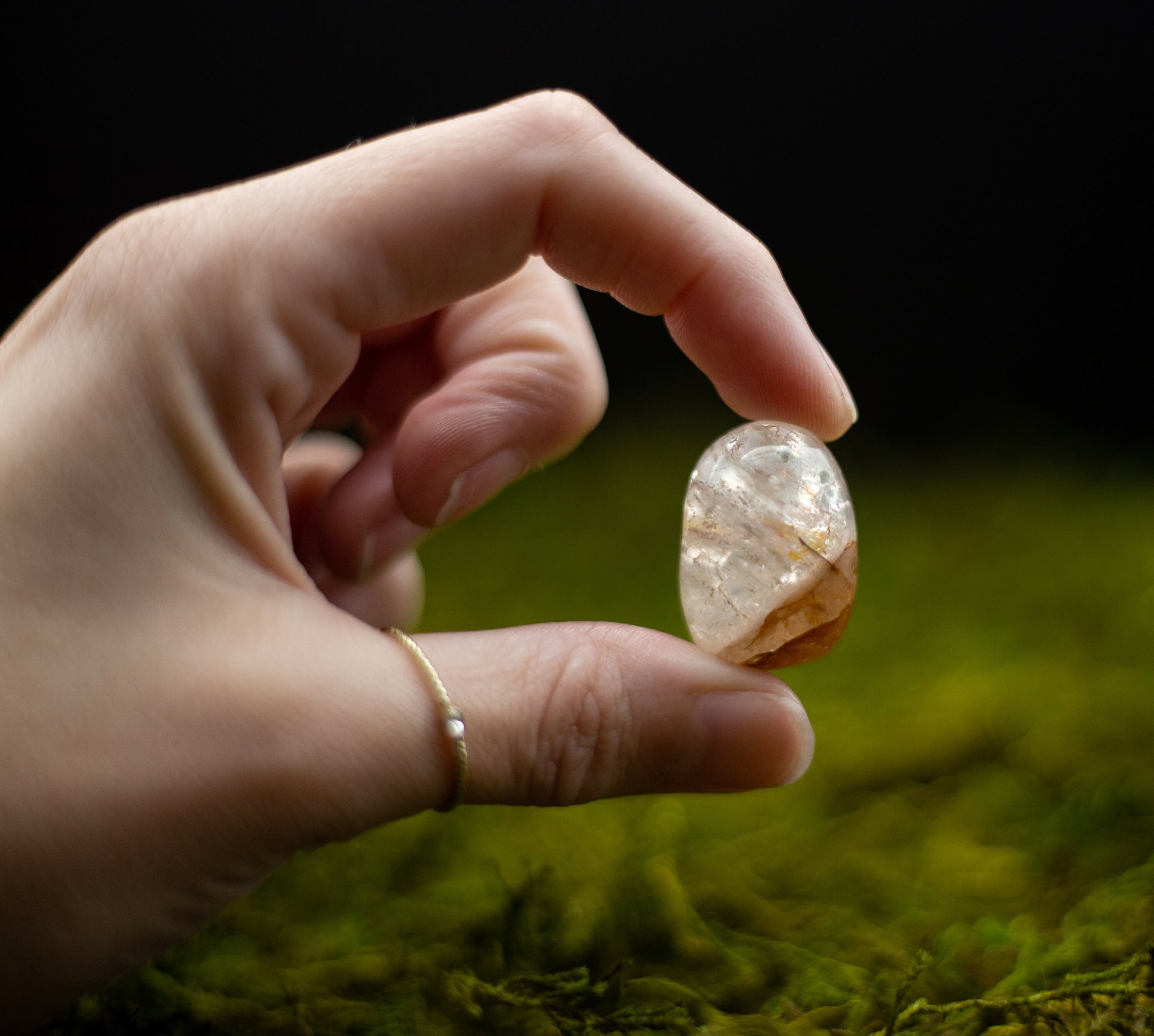 Golden Healer Crystal Tumbles (sets of 3) | Hematoid Quartz | Tumbled Stones