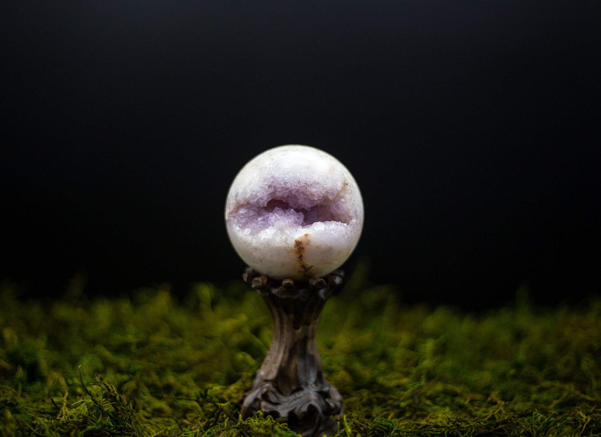Pink Amethyst Druzy Sphere