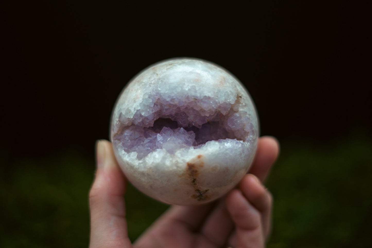 Pink Amethyst Druzy Sphere