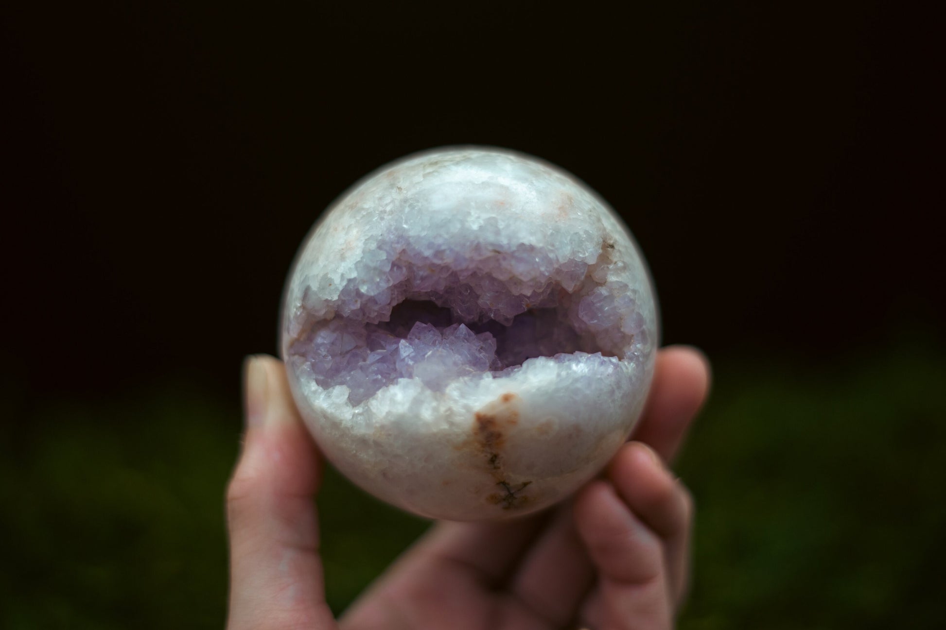 Pink Amethyst Druzy Sphere