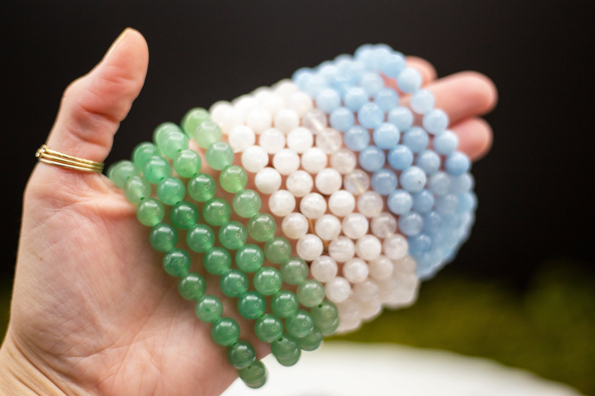 Green Aventurine Bracelet | Crystal Beaded Bracelets