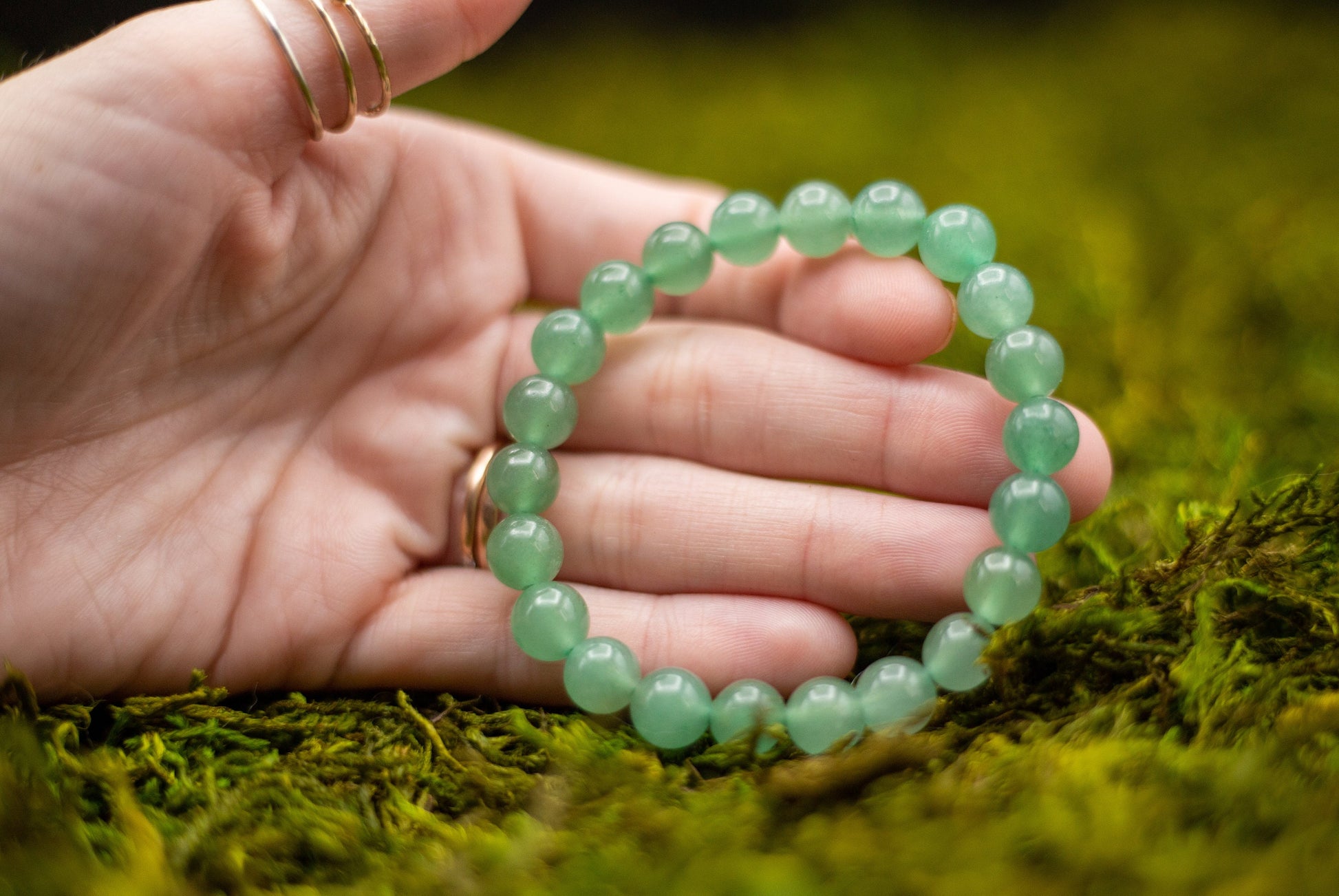 Green Aventurine Bracelet | Crystal Beaded Bracelets