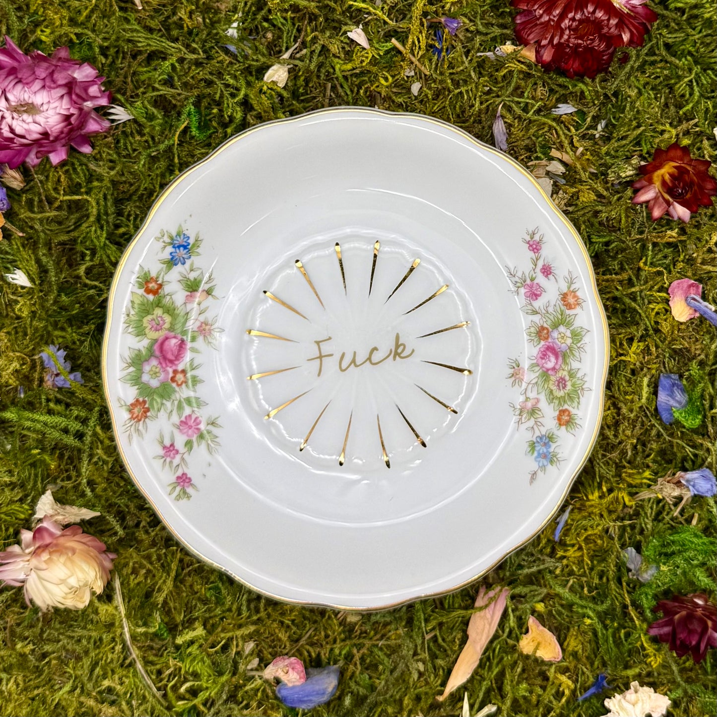 'Fuck' Starburst (profanity plate series)