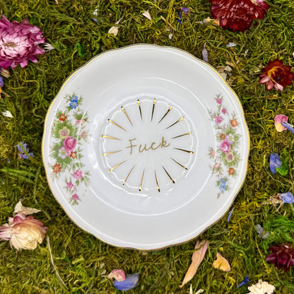 'Fuck' Starburst (profanity plate series)