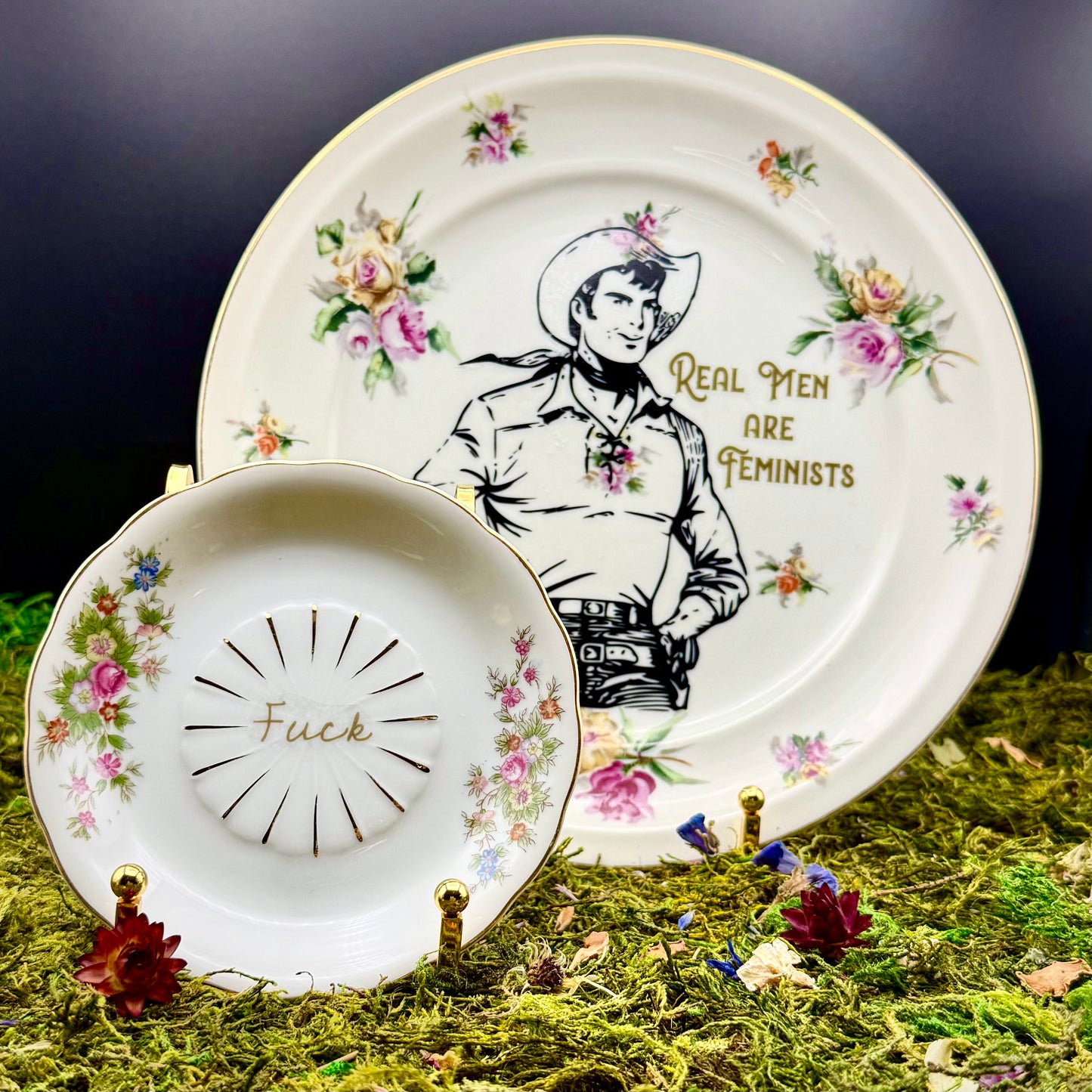 'Fuck' Starburst (profanity plate series)