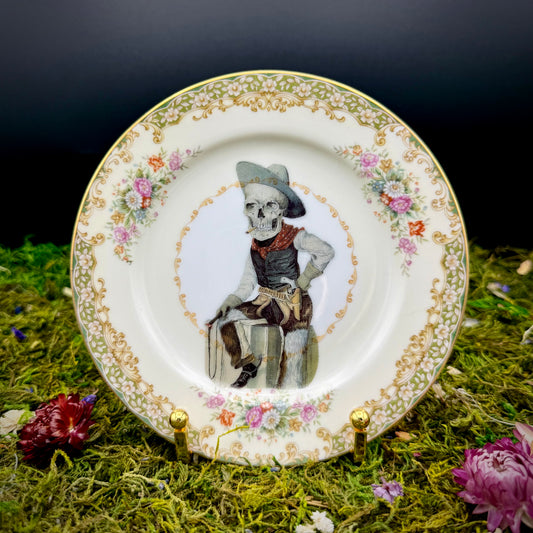 'Smoking Death,' (ode to Dr. Louis Crusius series) (6.5 in)