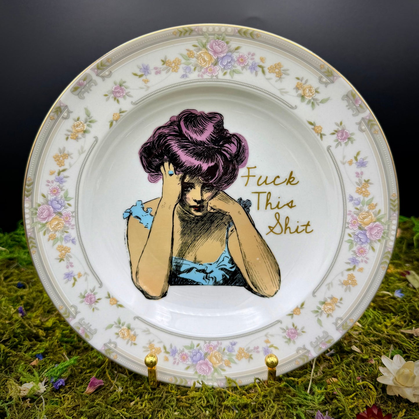 'Fuck This Shit,' (8.5 in plate)