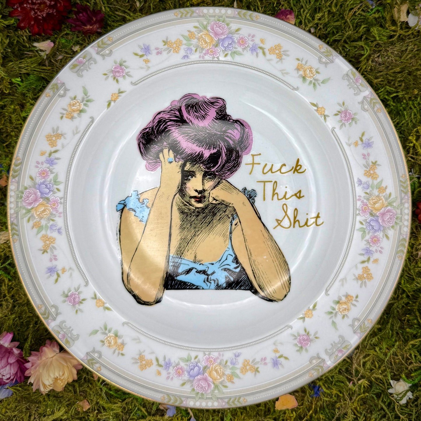 'Fuck This Shit,' (8.5 in plate)