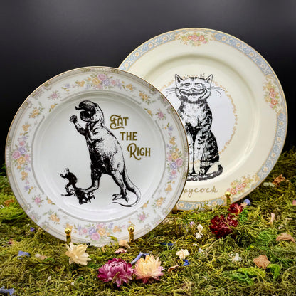 'Dino Eats CEOs,' (8.5 in plate)