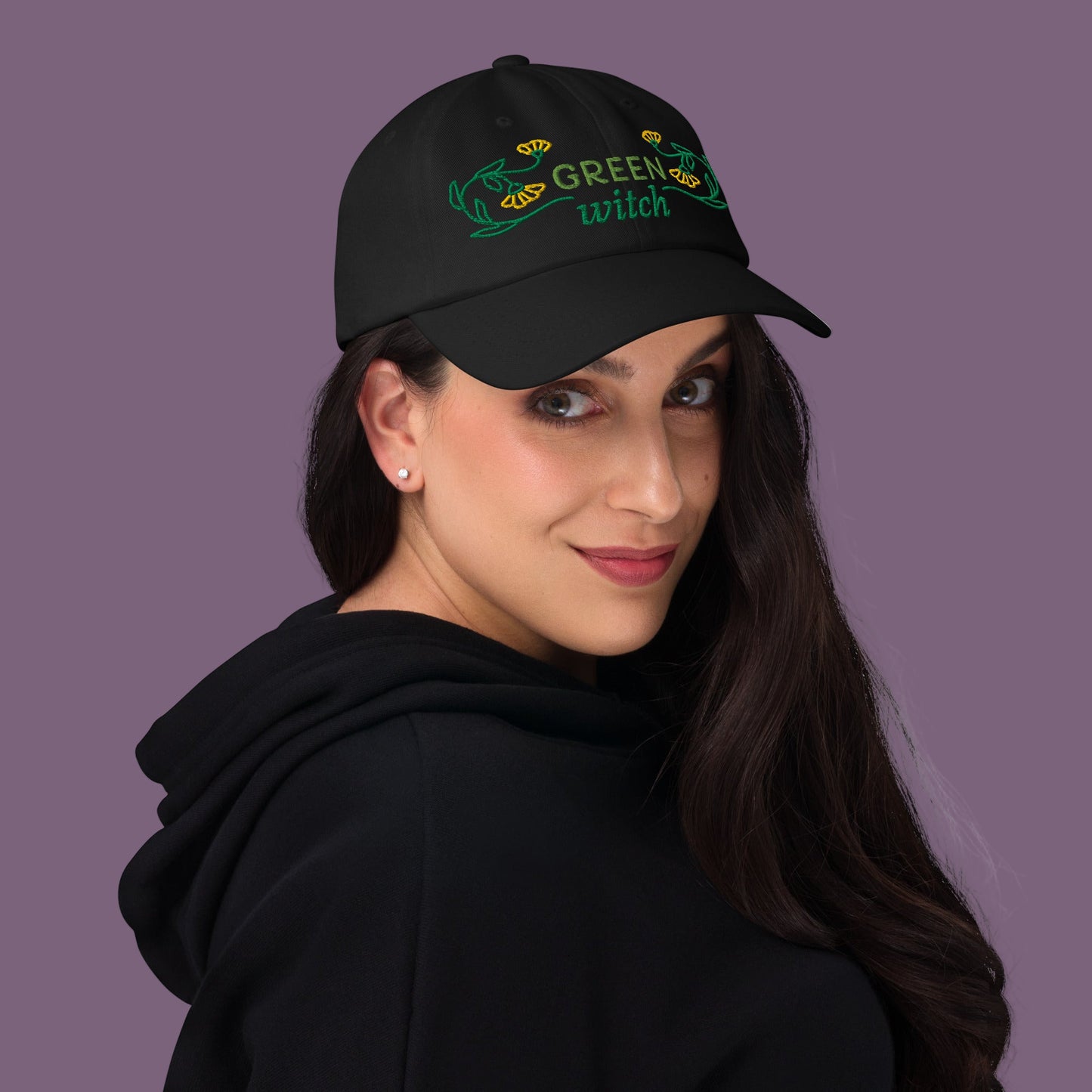 "Green Witch" Dad Hat