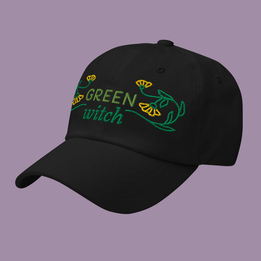 'Green Witch' dad hat
