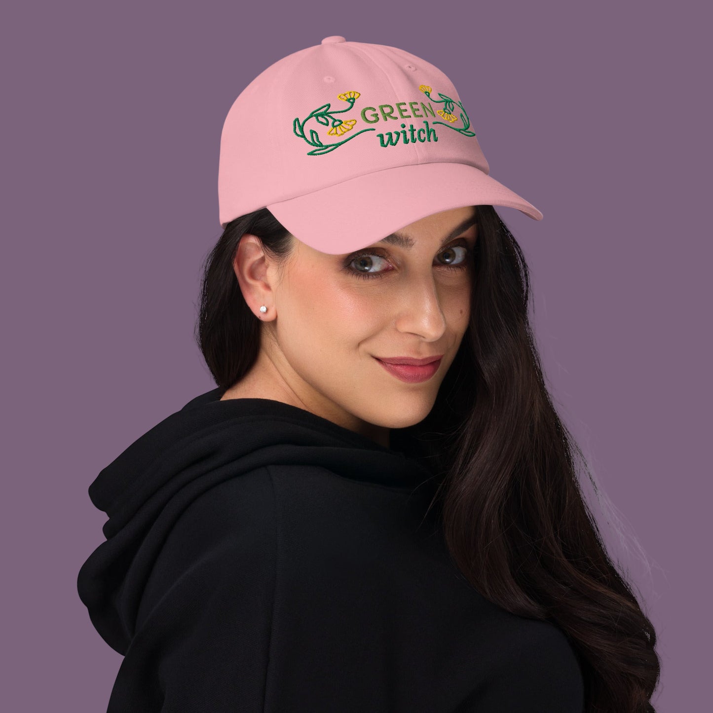 "Green Witch" Dad Hat