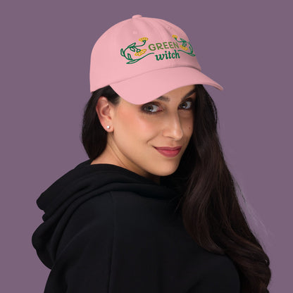 "Green Witch" Dad Hat