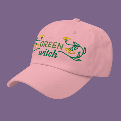 "Green Witch" Dad Hat