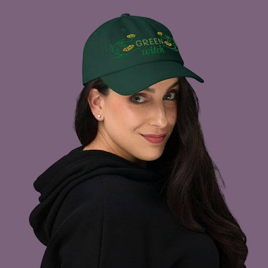 "Green Witch" Dad Hat