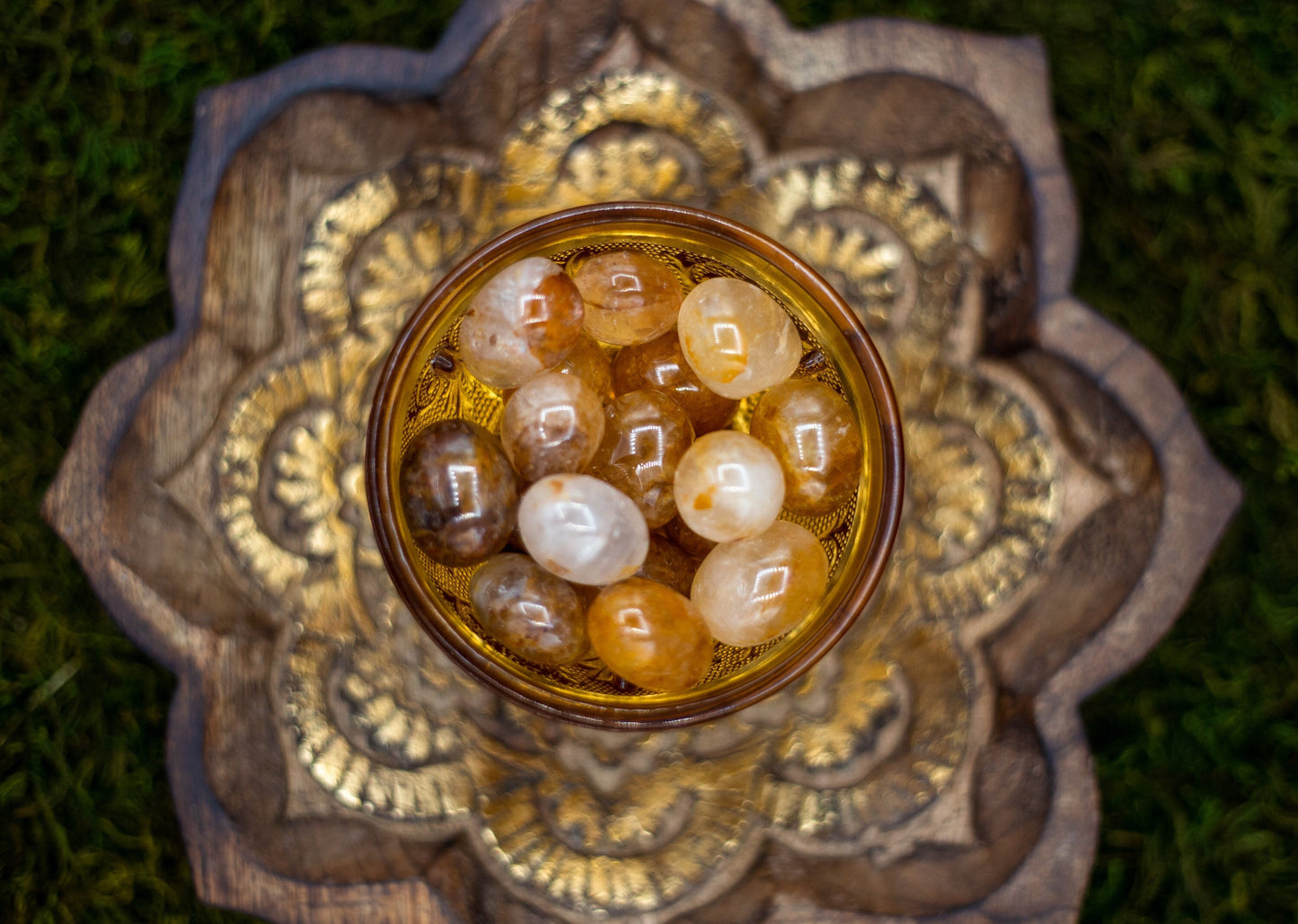 Golden Healer Crystal Tumbles (sets of 3) | Hematoid Quartz | Tumbled Stones