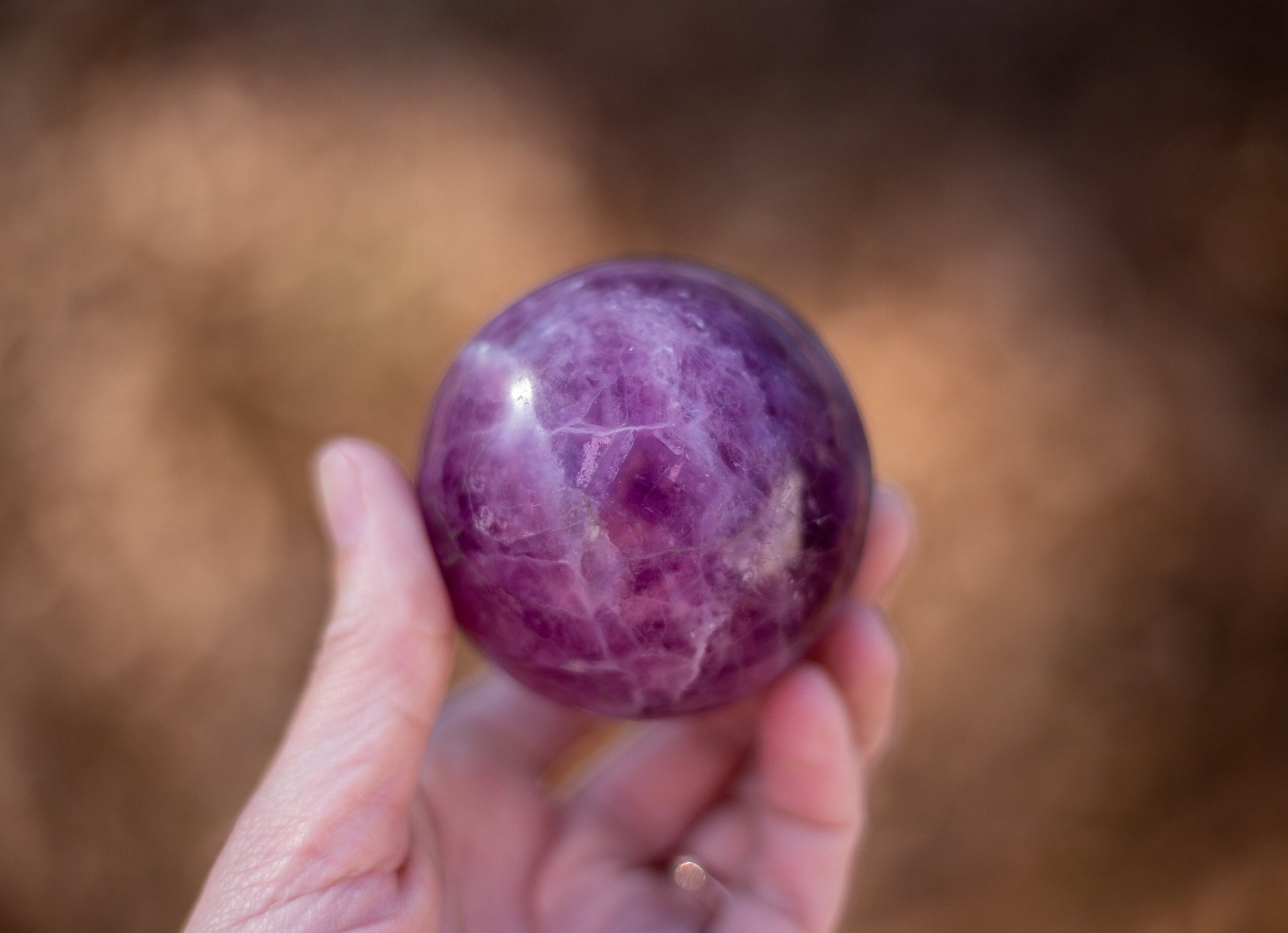 Rainbow Fluorite Spheres | Purple & Green Fluorite Spheres