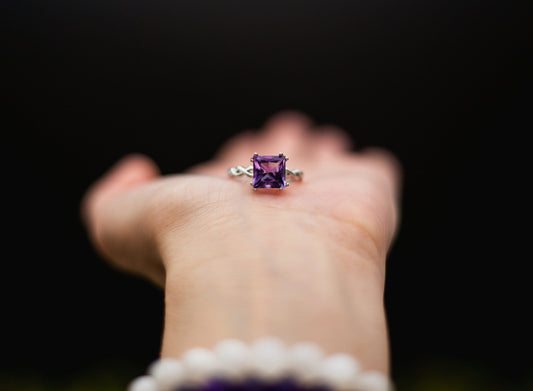 Gorgeous Amethyst Ring | High Quality Gemstone Jewelry