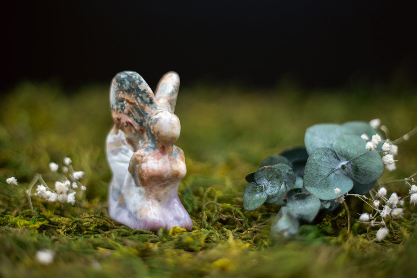 Ocean Jasper Fairy Carving | Fairy Figure | Crystal Carvings