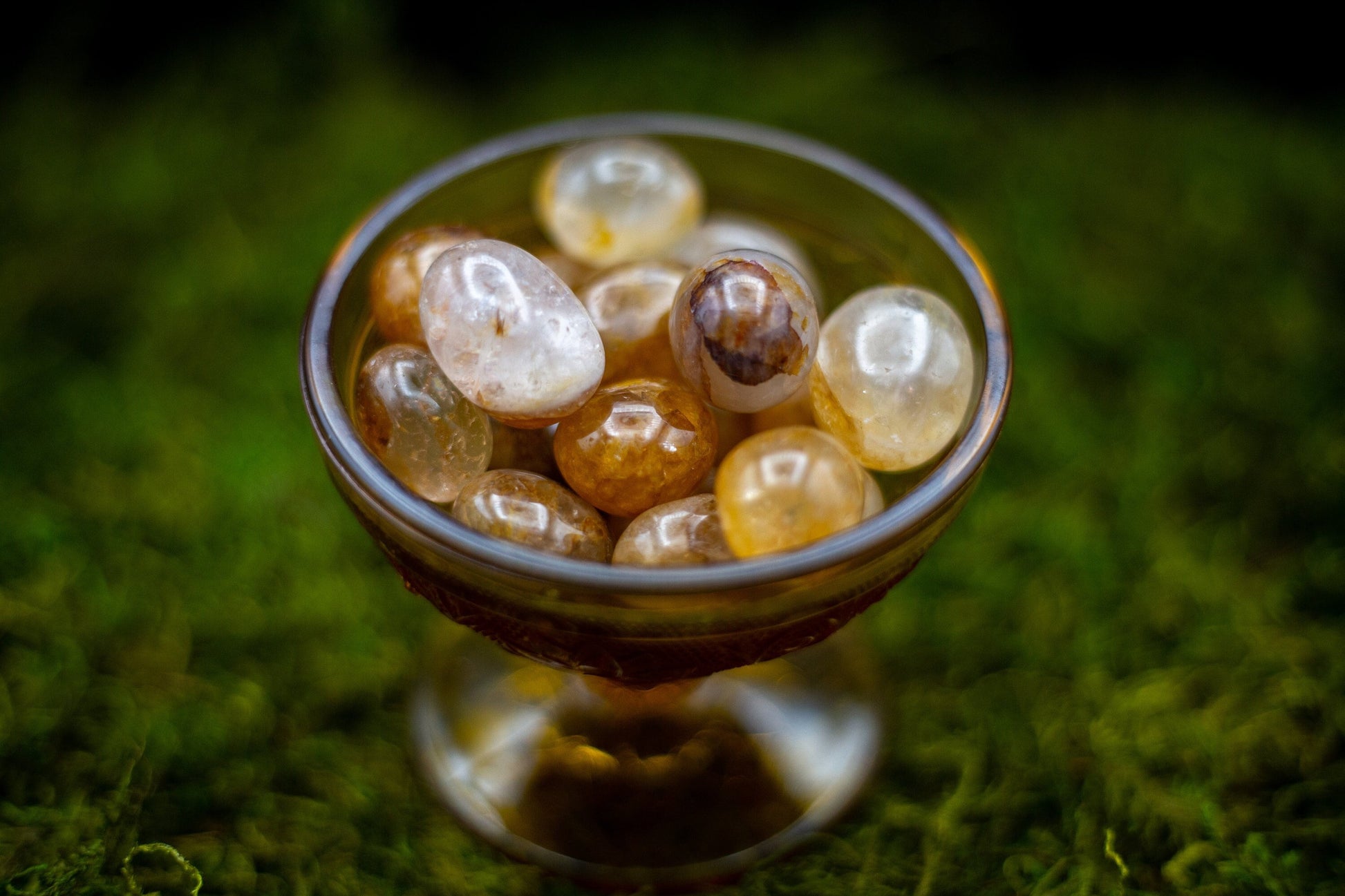 Golden Healer Crystal Tumbles (sets of 3) | Hematoid Quartz | Tumbled Stones