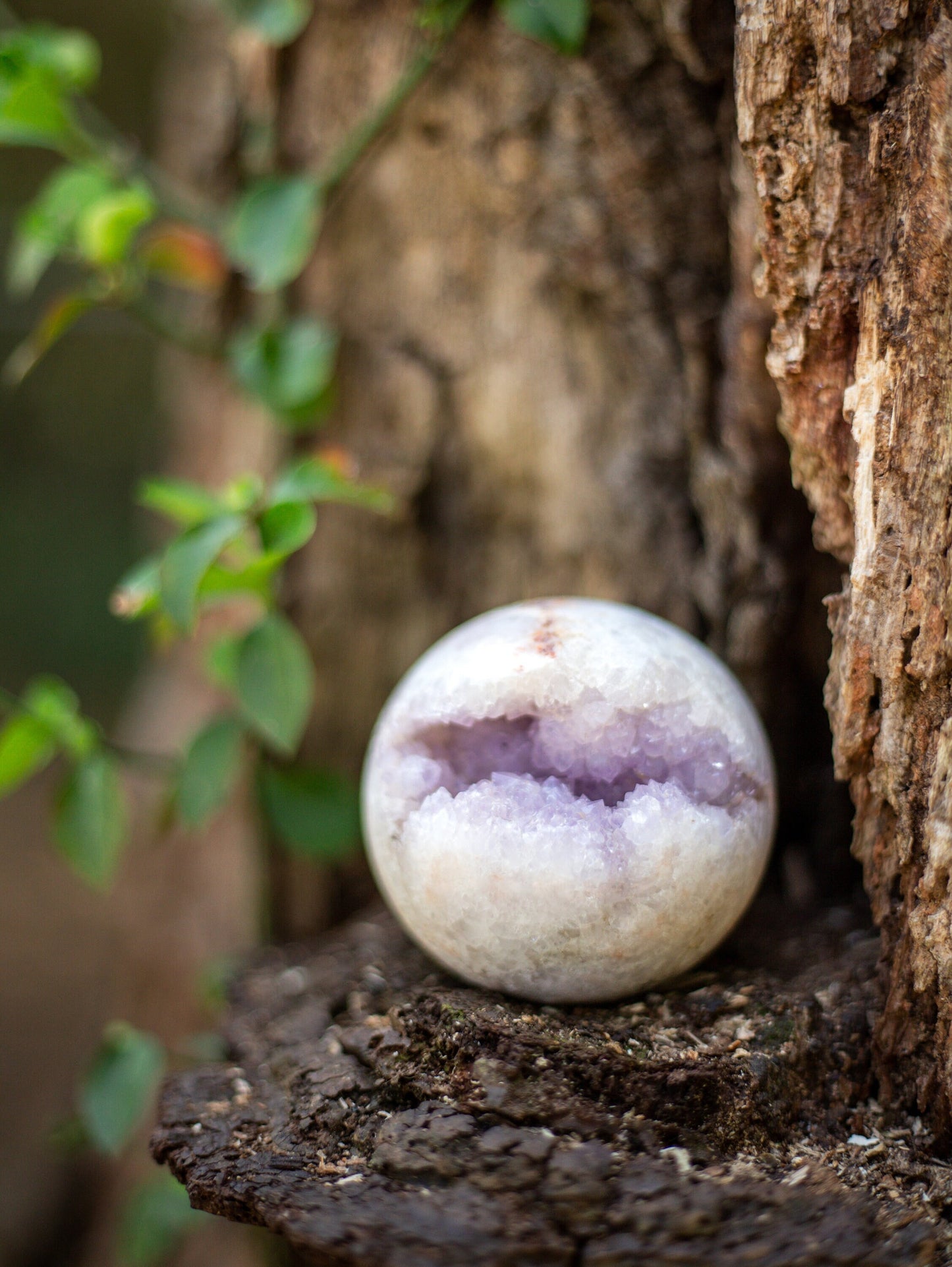 Pink Amethyst Druzy Sphere